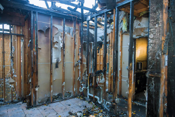 Professional Fire Board Up technician working in Gaithersburg, MD